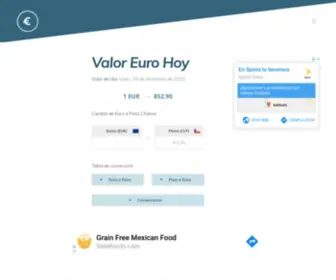 Valor-Euro.cl(Valor Euro) Screenshot
