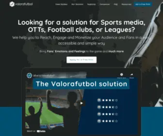 Valorafutbol.com(Join the Fans Revolution) Screenshot