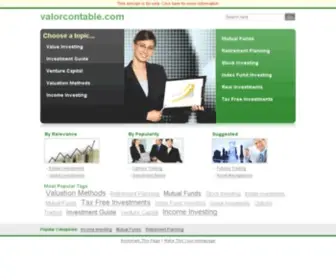 Valorcontable.com(Análisis fundamental) Screenshot