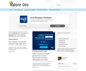 Valoreoro.it(Valore Oro WordPress) Screenshot