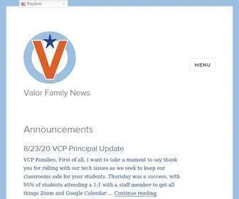 Valorfamilynews.com(Valor Family News) Screenshot