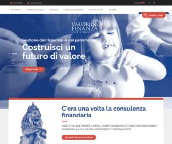 Valoriefinanza.eu(La rivoluzione italiana della consulenza patrimoniale) Screenshot