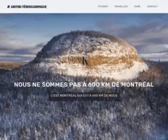 Valorisation-Abitibi-Temiscamingue.org(Abitibi-Témiscamingue) Screenshot