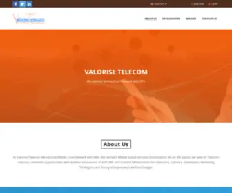 Valorisetelecom.com(SMS API) Screenshot