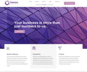 Valorium.com.au(Hunter-based Accounting Firm) Screenshot