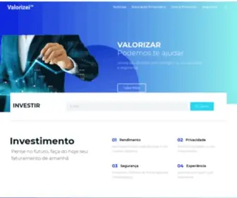 Valorizei.com(Home) Screenshot