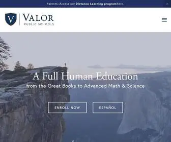 Valorpublicschools.org(Valor Public Schools) Screenshot