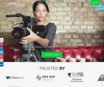Valoso.com(Global Video Production & Coverage Company) Screenshot