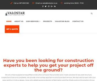 Valostarconstruction.co.za(Steel Construction in Gauteng) Screenshot