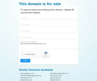 Valourfinancialmanagement.com(检测中) Screenshot