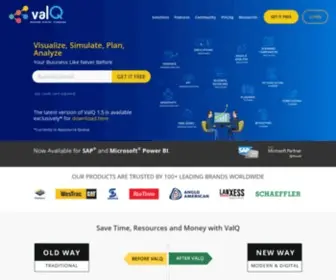 Valq.com(ValQ is a Modern Visual Planning Tool on Power BI) Screenshot
