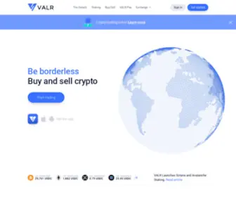 Valr.com(Buy Bitcoin & Cryptocurrencies) Screenshot