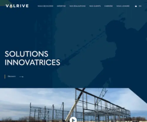Valrive.com(Construction Valrive Inc) Screenshot