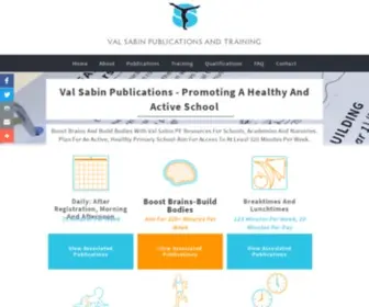 Valsabinpublications.com(Val Sabin Publications and Training) Screenshot