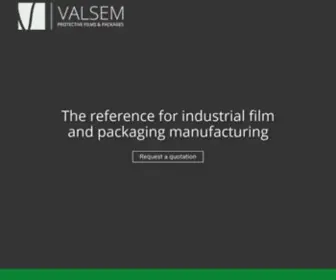 Valsem.com(The reference for industrial film and packaging manufacturing) Screenshot