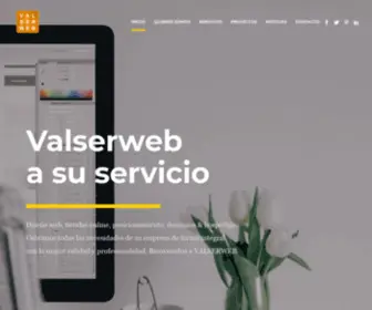 Valserweb.com(Diseño paginas web Valencia) Screenshot