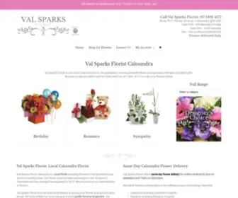 Valsparksflorist.com.au(Val Sparks Florist Caloundra) Screenshot