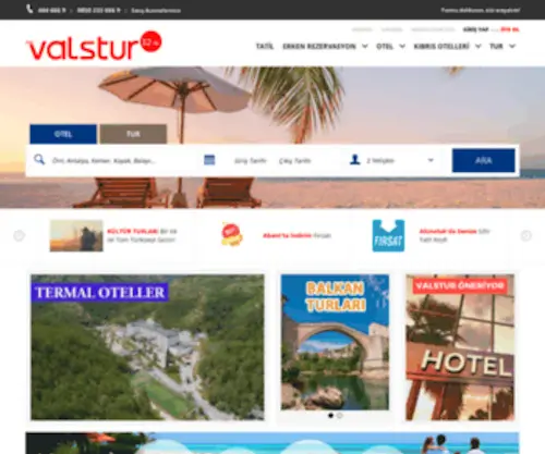 Valstur.com(Anasayfa) Screenshot