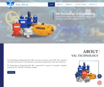 Valtech.com.my(Val Technology & Engineering Sdn Bhd) Screenshot