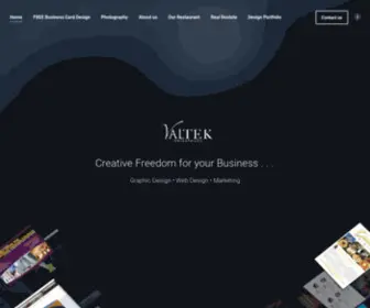 Valteke.com(Creative Freedom for your Business) Screenshot