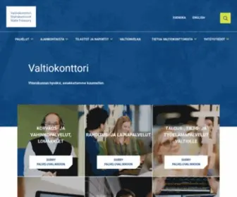 Valtiokonttori.fi(Mikä on valtiokonttori valtiokonttori on valtiovarainministeriön (vm)) Screenshot