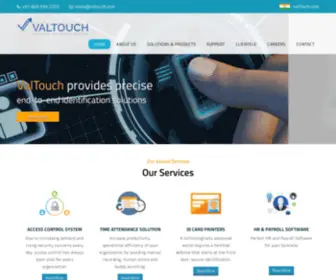 Valtouch.com(The Frontpage) Screenshot