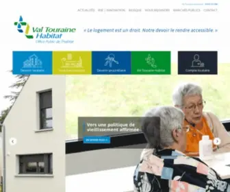 Valtourainehabitat.fr(Accueil Val Touraine Habitat) Screenshot