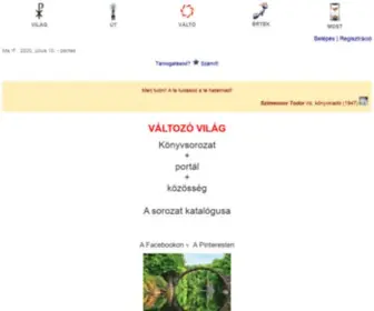 Valtozovilag.hu(Változó) Screenshot