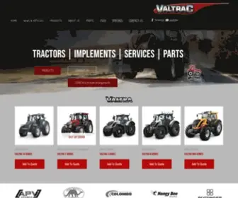 Valtrac.co.za(Tractors & Implements) Screenshot