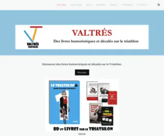 Valtrestriathlon.com(T-shirts et Livres sur le triathlon) Screenshot