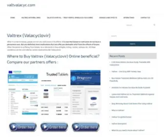 Valtvalacyc.com(Buy Valtrex (Valacyclovir) Online) Screenshot