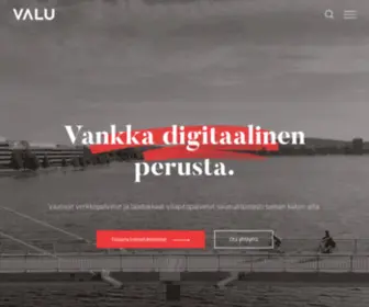 Valu.fi(Autamme toimimaan verkossa tehokkaasti ja tuottavasti) Screenshot