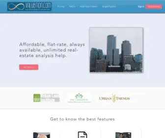 Valu8Tion.com(Real Estate Financial Analysis Subscription Analyst Service) Screenshot