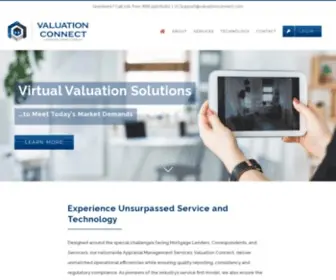 Valuationconnect.com(We help Calif. lenders & Realtors®) Screenshot