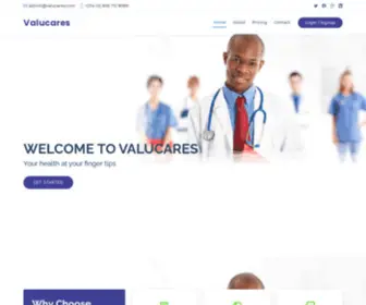 Valucares.com(Valucares Online Clinic) Screenshot