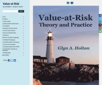 Value-AT-Risk.net(Theory and Practice) Screenshot