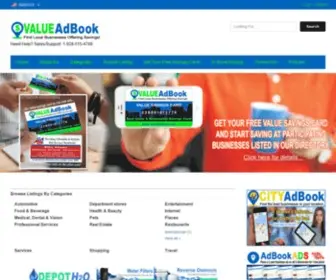 Valueadbook.com(Value Ad Book) Screenshot