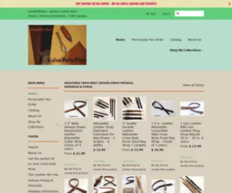 Valuebeltsplus.com(Quality Handcrafted Leather Personal Accessories) Screenshot