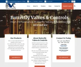 Valuebutterflyvalves.com(Butterfly Valves & Controls Inc) Screenshot