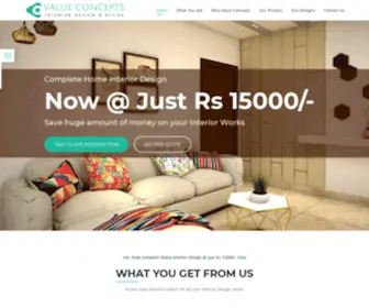 Valueconcepts.in(Get Most Affordable Interiors) Screenshot