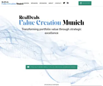 Valuecreationmunich.com(Real Deals Value Creation Munich) Screenshot