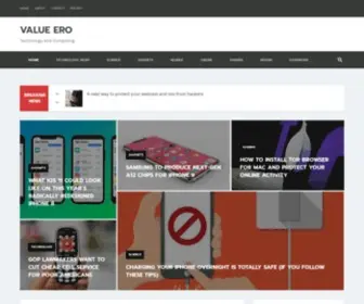 Valueero.com(Value ERO) Screenshot