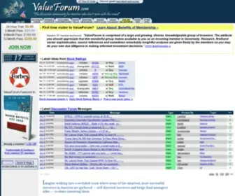 Valueforum.com(Stock) Screenshot