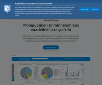 Valueframe.fi(ValueFrame toiminnanohjaus) Screenshot