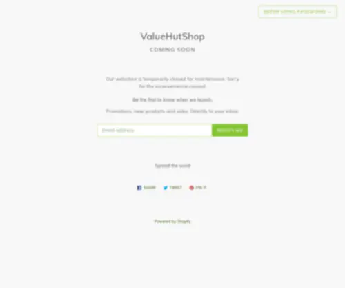 Valuehutshop.com(ValueHutShop) Screenshot