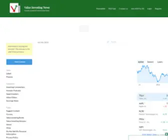 Valueinvestingnews.com(Value Investing News) Screenshot