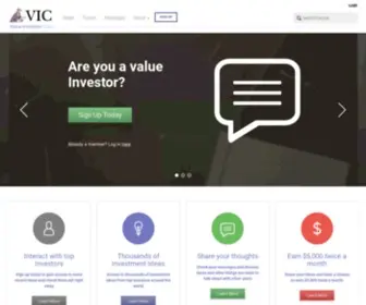 Valueinvestorsclub.com(Value Investors Club) Screenshot