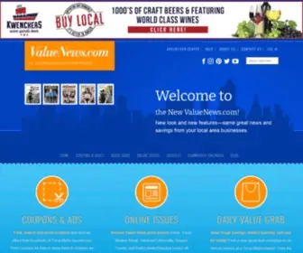 Valuenews.com(Free Coupons and Consumer News) Screenshot