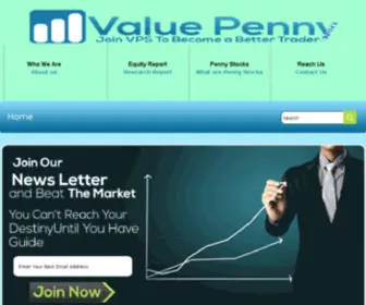 Valuepennystocks.com(Penny Stocks) Screenshot