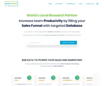 Valueprospects.in(Companies Database India) Screenshot
